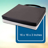 McKesson 170-71001-McKesson Foam Seat Cushion, 16 x 16 x 3 in., Wheelchair Accessories