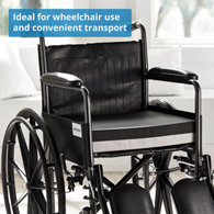 McKesson 170-71002-McKesson Foam Seat Cushion, 18 x 16 x 3 in, Wheelchair Accessories (CS)