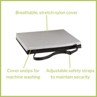 McKesson 170-73002 Gel Protekt Seat Cushion (CS/4)