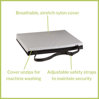 McKesson 170-73002-McKesson Gel Protekt Seat Cushion, Wheelchair Accessories