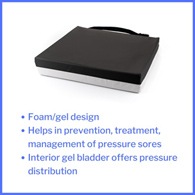 McKesson 170-73003-McKesson Gel Protekt Seat Cushion, Wheelchair Accessories