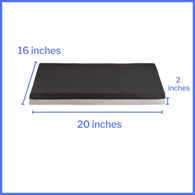 McKesson 170-73003-McKesson Gel Protekt Seat Cushion, Wheelchair Accessories