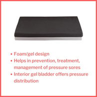 McKesson 170-74002-McKesson Gel Protekt Seat Cushion, Wheelchair Accessories