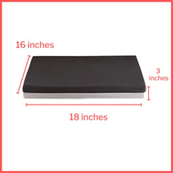 McKesson 170-74002-McKesson Gel Protekt Seat Cushion, Wheelchair Accessories