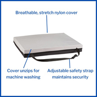 McKesson 170-74005 Gel Protekt Seat Cushion (CS/4)