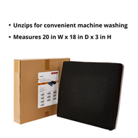 McKesson 170-74014-McKesson Molded Foam Seat Cushion, 20 x 18 x 3 in, Wheelchair Accessories (CS)