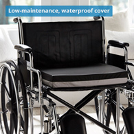 McKesson 170-74014-McKesson Molded Foam Seat Cushion, 20 x 18 x 3 in, Wheelchair Accessories (CS)