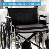 McKesson 170-74014-McKesson Molded Foam Seat Cushion, 20 x 18 x 3 in, Wheelchair Accessories
