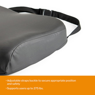 McKesson 170-77002-McKesson Premium Molded Foam Seat Cushion, 18 x 16 x 3 in, Wheelchair Accessories