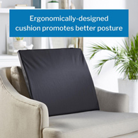 McKesson 170-79004-McKesson Foam Back Support Cushion, 22 x 19 in., Wheelchair Accessories