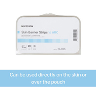 McKesson 176-5725 Skin Barrier-1/2 Arc Strip (CS/280)