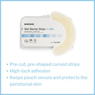 McKesson 176-5725 Skin Barrier-1/2 Arc Strip (TR/20)