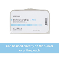 McKesson 176-5725 Skin Barrier-1/2 Arc Strip (TR/20)