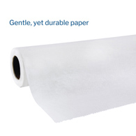 McKesson 18-802-McKesson Crepe Table Paper, 18 Inch x 125 Foot, White, Table Paper (CS)