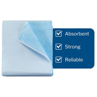 McKesson 18-929-McKesson Blue Flat Stretcher Sheet, 40 x 90 Inch, Aprons, Bibs & Scrubs (CS)