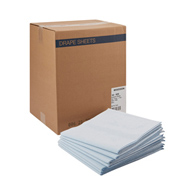 McKesson 18-929-McKesson Blue Flat Stretcher Sheet, 40 x 90 Inch, Aprons, Bibs & Scrubs (CS)