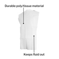 McKesson 18-964-McKesson Bib Without Pocket, Bibs (CS) - McKesson Bib Without Pocket