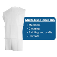 McKesson 18-964-McKesson Bib Without Pocket, Bibs (CS) - McKesson Bib Without Pocket