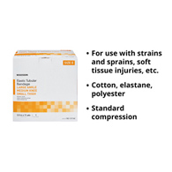 McKesson Spandagrip McKesson 182-13114E Elastic Tubular Support Bandage, 3-1/2 in x 11 yd (BX/1)
