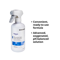 McKesson Puracyn Plus McKesson 186-6004 Puracyn Plus Wound Irrigation Solution, 16.9 oz Spray Bottle (CS/6)