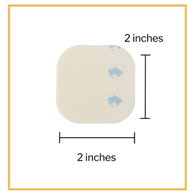 McKesson 1882 Hydrocolloid Dressing, 2 x 2 in (CS/400)