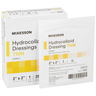 McKesson 1882 Hydrocolloid Dressing, 2 x 2 in (CS/400)