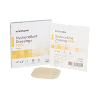 McKesson 1883 Hydrocolloid Dressing, 4 x 4 in (BX/10)