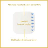 McKesson 1884 Hydrocolloid Dressing, 6 x 6 in (BX/10)