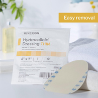 McKesson 1885 Hydrocolloid Dressing, 6 x 7 in Sacral (BX/10)