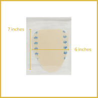 McKesson 1885 Hydrocolloid Dressing, 6 x 7 in Sacral (BX/10)