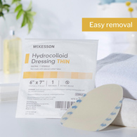 McKesson 1885-McKesson Hydrocolloid Dressing, 6 x 7 Inch Sacral, Hydrocolloids
