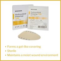 McKesson 1885-McKesson Hydrocolloid Dressing, 6 x 7 Inch Sacral, Hydrocolloids
