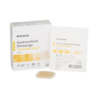 McKesson 1886 Hydrocolloid Dressing, 2 x 2 in (CS/400)