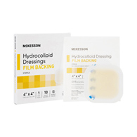 McKesson 1887 Hydrocolloid Dressing, 4 x 4 in (BX/10)
