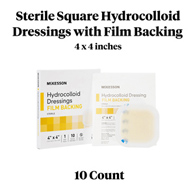 McKesson 1887 Hydrocolloid Dressing, 4 x 4 in (CS/200)