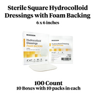 McKesson 1890 Hydrocolloid Dressing, 6 x 6 in (BX/10)