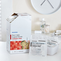 McKesson Perry McKesson 20-1055N Perry Performance Plus Surgical Glove, Size 5.5, Cream, Medical Gloves (CS/200)