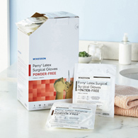 McKesson Perry McKesson 20-1055N Perry Performance Plus Surgical Glove, Size 5.5, Cream, Medical Gloves (CS/200)