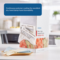 McKesson Perry McKesson 20-1065N Perry Performance Plus Surgical Glove, Size 6.5, Cream, Medical Gloves (CS/200)