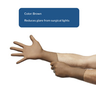 McKesson Perry McKesson 20-1370N Perry Latex Surgical Glove, Size 7, Brown, Medical Gloves (CS/200)