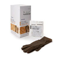 McKesson Perry McKesson 20-1375N Perry Latex Surgical Glove, Size 7.5, Brown, Medical Gloves (BX/50)