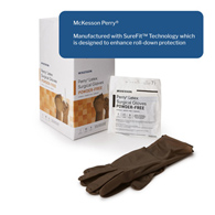 McKesson Perry McKesson 20-1375N Perry Latex Surgical Glove, Size 7.5, Brown, Medical Gloves (CS/200)
