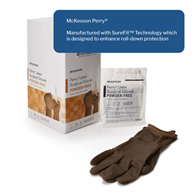 McKesson Perry McKesson 20-1380N Perry Latex Surgical Glove, Size 8, Brown, Medical Gloves (BX/50)