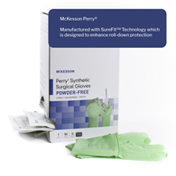 McKesson Perry Performance Plus McKesson 20-2055N Perry Performance Plus Polyisoprene Surgical Glove, Size (BX/50)