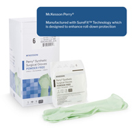 McKesson Perry Performance Plus McKesson 20-2060N Perry Performance Plus Polyisoprene Surgical Glove, Size 6 (BX/50)