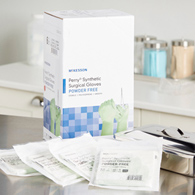 McKesson Perry Performance Plus McKesson 20-2065N Perry Performance Plus Polyisoprene Surgical Glove, Size (BX/50)