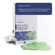 McKesson Perry Performance Plus McKesson 20-2070N Perry Performance Plus Polyisoprene Surgical Glove, Size 7 (BX/50)