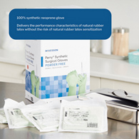 McKesson Perry Performance Plus McKesson 20-2070N Perry Performance Plus Polyisoprene Surgical Glove, Size 7 (CS/200)