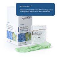 McKesson Perry Performance Plus McKesson 20-2075N Perry Performance Plus Polyisoprene Surgical Glove, Size (BX/50)