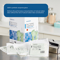 McKesson Perry Performance Plus McKesson 20-2080N Perry Performance Plus Polyisoprene Surgical Glove, Size 8 (CS/200)